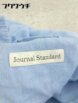 ◇ JOURNAL STANDARD ジャーナルスタンダード 長袖 スキッパー シャツ ブルー レディース_画像4