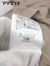 ◇ Bou Jeloud ブージュルード 切替 フレンチスリーブ 膝下丈 ワンピース サイズF ブラウン系 レディース_画像6