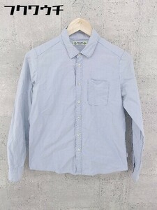 ◇ BEAMS HEART ビームスハート 長袖 シャツ ブルー レディース