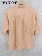 ◇ URBAN RESEARCH ROSSO 七分袖 シャツ ブラウス サイズF オレンジ レディース_画像3