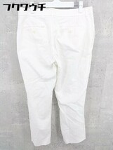 ◇ UNTITLED アンタイトル スラックス パンツ サイズ44 オフホワイト レディース_画像3