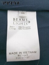 ◇ BEAMS LIGHTS ビームスライツ 総柄 キャミソール ロング ワンピース サイズ38 ネイビー レディース_画像5