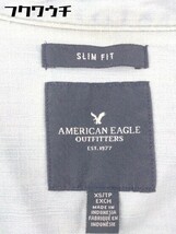 ◇ AMERICAN EAGLE OUTFITTERS ダメージ加工 長袖 デニム ウエスタン シャツ サイズXS インディゴ レディース_画像4