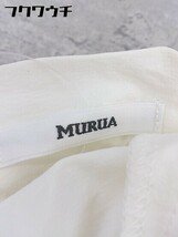 ◇ MURUA ムルーア 長袖 膝下丈 ワンピース サイズF アイボリー レディース_画像5