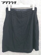 ◇ ROPE' ロペ バックジップ ミニ スカート サイズ9 ブラック レディース_画像3