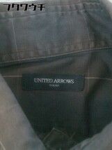 ◇ UNITED ARROWS ユナイテッドアローズ チェック 長袖 シャツ サイズ40 ブラウン系 レディース_画像4