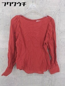 * KBFke- Be efURBAN RESEARCH длинный рукав блуза cut and sewn размер ONE оттенок красного женский 