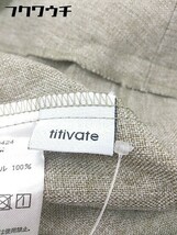 ◇ ●美品● ◎ titivate ティティベイト タグ付き パンツ サイズM グリーン系 レディース_画像4