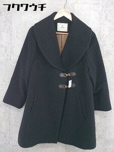 # ef-de ef-de long sleeve coat size 13 black lady's 