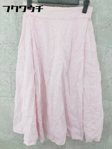 ◇ JOURNAL STANDARD relume ロング フレア スカート サイズ38 ピンク レディース