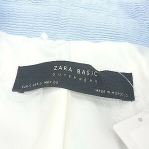 ■ ZARA BASIC ザラベーシック 長袖 コート サイズEUR S USA S MEX 26 ライトブルー系 レディースの画像4