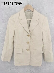 * J&R J&R tailored jacket size M beige lady's 