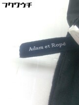 ◇ ADAM ET ROPE アダムエロペ バックジップ ミニ 台形 スカート サイズ38 ブラック レディース_画像4