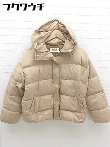 # ROPE' Rope Zip up down jacket size 36 beige lady's 