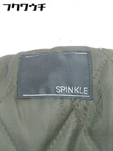 ■ ◎ SPINKLE スピンクル フェイクファー付 長袖 中綿 ジャケット サイズL カーキ レディース_画像4