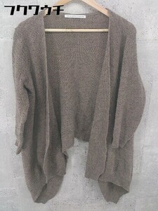 ◇ Ship and Span Spick &amp; Span Span Wool Long Rinteve Cardigan коричневые дамы