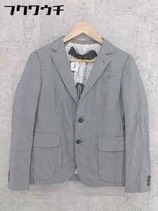 ◇ UNITED ARROWS ユナイテッドアローズ シングル 2B 長袖 テーラードジャケット サイズ38 グレー レディース