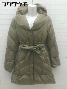 ■ ◎ Vicky Vicky West Ribbon лента Zip -Up Down Jupt Court Size 2 Brown Ladies