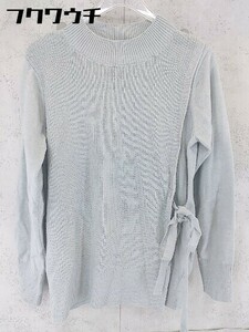 ◇ NATURAL BEAUTY BASIC ナチュラルビューティーベーシック 長袖 ニット セーター サイズM グレー系 レディース