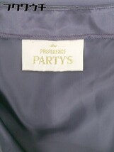 ◇ PREFERENCE PARTY'S レースアップ ラインストーン ノースリーブ ミニ ワンピース ドレス サイズ42 グレー系 レディース_画像4