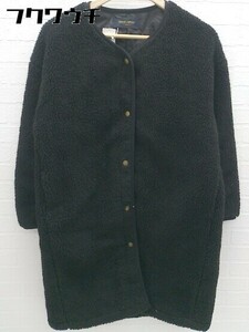■ chocol raffine robe ショコラフィネ ローブ ボア 長袖 コート サイズFREE ブラック レディース