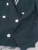◇ qualite カリテ ダブル 長袖 テーラード ジャケット サイズ1 ネイビー系 レディース_画像6