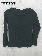 ◇ PATTERN TORSO パターントルソ antiqua 総レース 長袖 カットソー ブラック レディース_画像2