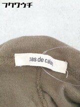 ◇ pas de calais パドカレ コットン ニット セーター 長袖 カーディガン サイズ38 ブラウン レディース_画像4