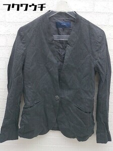 * SHIPS Ships тонкий no color tailored jacket размер 36 оттенок черного женский 