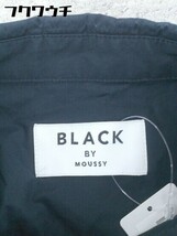 ◇ ◎ BLACK BY MOUSSY ブラックバイマウジー 長袖 膝下丈 シャツ ワンピース サイズ1 ネイビー レディース_画像4