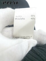 ◇ UNITED ARROWS ユナイテッドアローズ リブ 袖口フレア 長袖 膝丈 ワンピース サイズ38 ブラック レディース_画像5