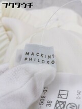 ◇ MACKINTOSH PHILOSOPHY マッキントッシュフィロソフィー スカーチョ ワイド パンツ サイズ36 アイボリー レディース_画像7