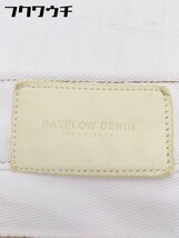 ◇ BAYFLOW ベイフロー カットオフ ジーンズ デニム パンツ サイズ4 ホワイト レディース_画像4