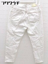 ◇ BAYFLOW ベイフロー カットオフ ジーンズ デニム パンツ サイズ4 ホワイト レディース_画像3