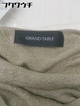 ◇ GRAND TABLE グランターブル キャミソール 膝下丈 ワンピース ゴールド レディース_画像4