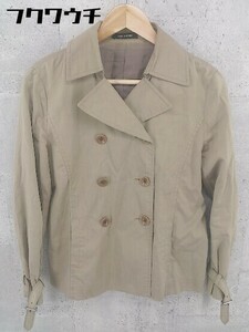 * * COMME CA DU MODE Comme Ca Du Mode double long sleeve jacket size 9 beige lady's 