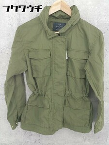 ◇ green label relaxing グリーンレーベルリラクシング UNITED ARROWS 長袖 ジャケット サイズ38 カーキ系 レディース