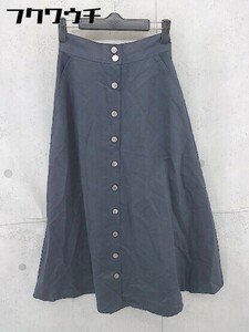 ◇ KBF+ Kavy F Plus Urban Research Front Bunt Button Long Flare Supt Size One Navy Ladies