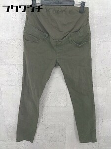 ◇ green label relaxing UNITED ARROWS マタニティ スキニー パンツ サイズM カーキ レディース