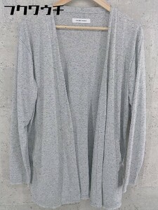 * AZUL BY MOUSSY azur bai Moussy long sleeve cardigan size L gray series lady's 