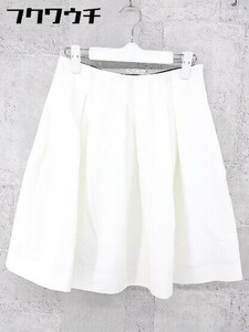 ◇ ef-de エフデ ミニ フレア スカート サイズ9 オフホワイト レディース