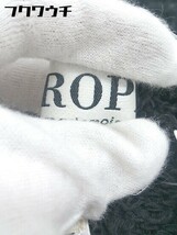 ■ ROPE' ロペ 長袖 ボアカーディガン サイズ38 ブラック レディース_画像4