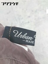◇ URBAN RESEARCH アーバンリサーチ 七分袖 ミニ シャツ ワンピース サイズF ブラウン レディース_画像4