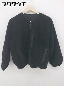 ■ FREAK'S STORE フリークスストア リバーシブル 長袖 ジャケット サイズF ブラック レディース