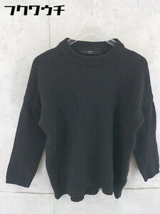 * Another Edition Another Addition шерсть вязаный свитер с длинным рукавом черный женский 