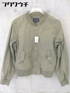 ◇ green label relaxing UNITED ARROWS 長袖 ジップアップ ジャケット サイズ38 カーキ系 レディース