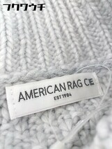 ◇ AMERICAN RAG CIE アメリカンラグシー フレンチスリーブ ハイネック 膝丈 ワンピース サイズM グレー レディース_画像4