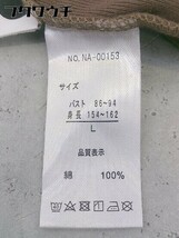 ◇ antiqua アンティカ 長袖 カットソー サイズL ブラウン レディース_画像6