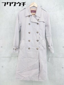 ◇ ◎ ITEMS URBAN RESEARCH アーバンリサーチ ウエストベルト付き 長袖 コート サイズM グレー系 レディース