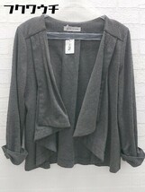 ◇ BEAMS HEART ビームス ハート 長袖 カーディガン グレー レディース_画像2